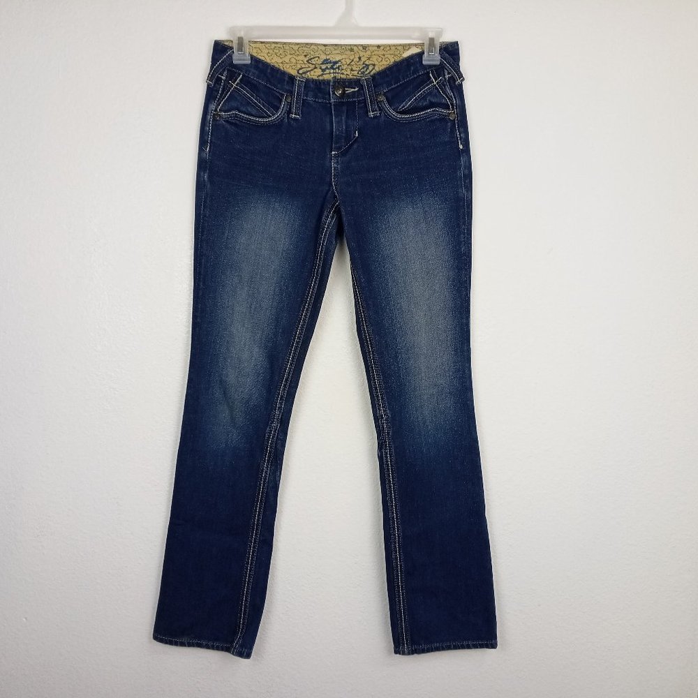 Stitch's Spokane Women Jeans Size 28 Low Rise Medium Wash Authentic Tailored